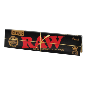 Бумага RAW Black Classic KS Slim - Самокрутки - Бумага RAW - Магазин бонгов бонгшоп.рф